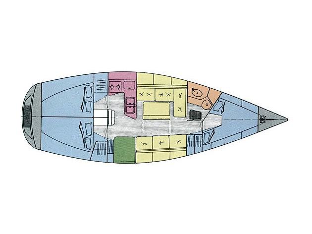 Book yachts online - sailboat - Gib Sea 352 - Tranquilla - rent