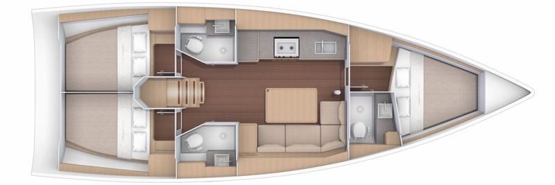Book yachts online - sailboat - Dufour 390 - PARIS - rent