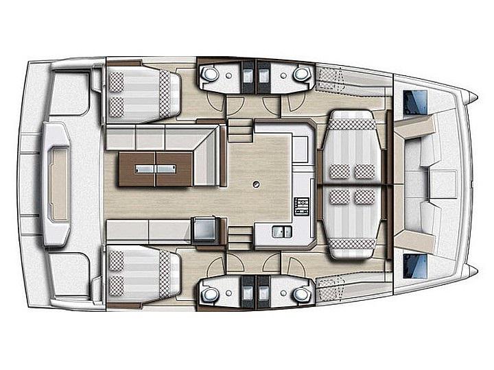Book yachts online - catamaran - Bali Catspace - PERSEIDS (Generator, Air-condition, 1 SUP free of charge) - rent