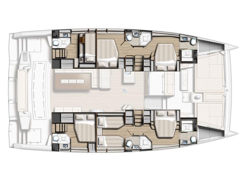 Book yachts online - catamaran - Bali 5.4 - NO NAME YET 2023 - rent