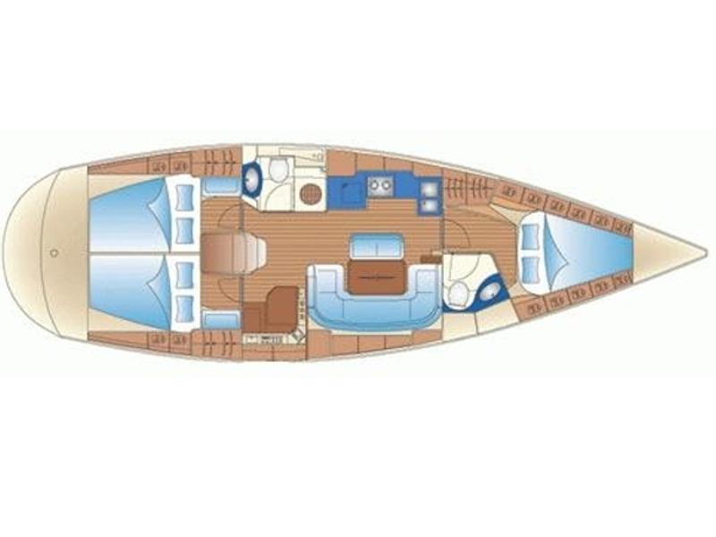 Book yachts online - sailboat - Bavaria 42 Cruiser - Panta Rei - rent