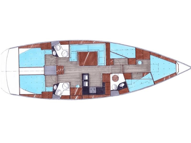 Book yachts online - sailboat - Bavaria 51 Cruiser - SR IV  - rent