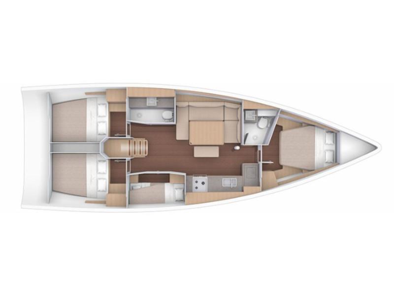 Book yachts online - sailboat - Dufour 430 GL - Sweet - rent