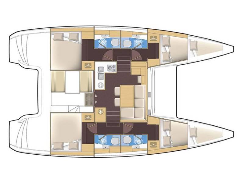 Book yachts online - catamaran - Lagoon 39 - NIRVANA - rent