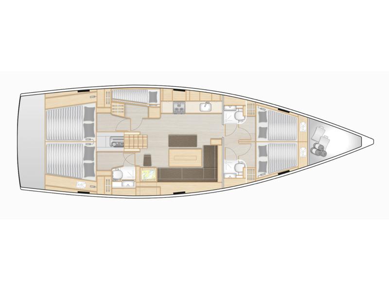 Book yachts online - sailboat - Hanse 508 - Infinity of Respect - rent