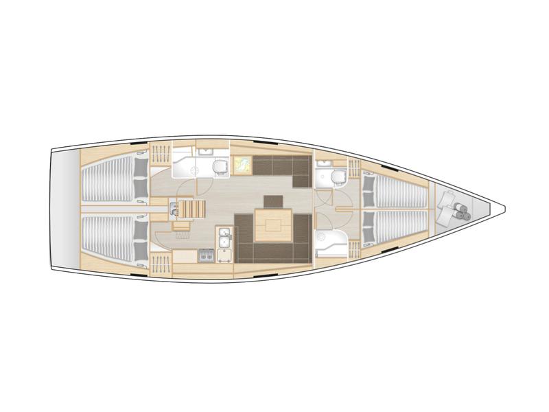 Book yachts online - sailboat - Hanse 458 - Infinity of Life - rent