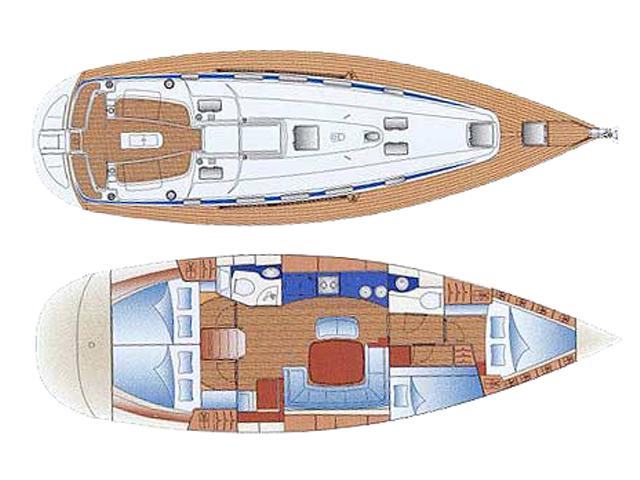 Book yachts online - sailboat - Bavaria 44 - Stelios - rent