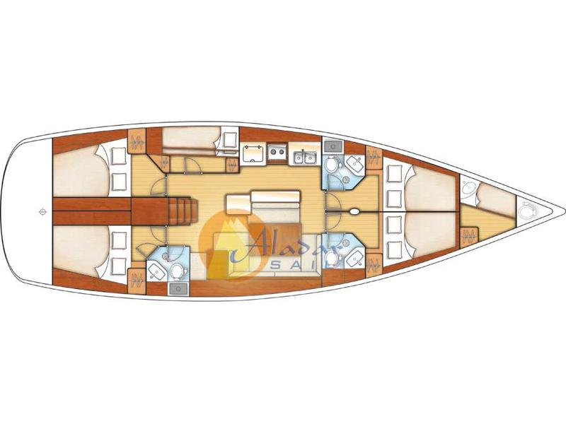 Book yachts online - sailboat - Oceanis 50 Family - Calipso - rent
