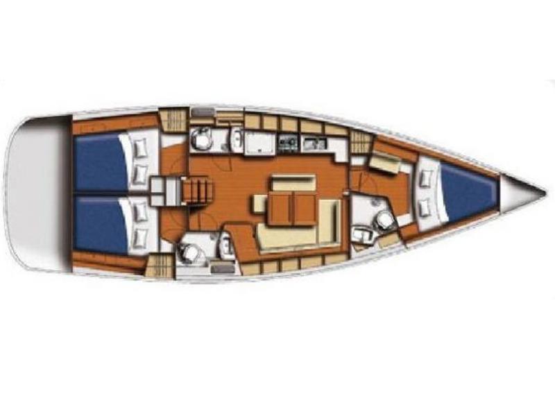 Book yachts online - sailboat - Beneteau Oceanis 43 - No Regrets - rent