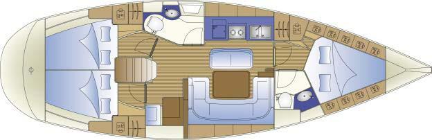 Book yachts online - sailboat - Bavaria 40 Cruiser - Vasiliki - rent