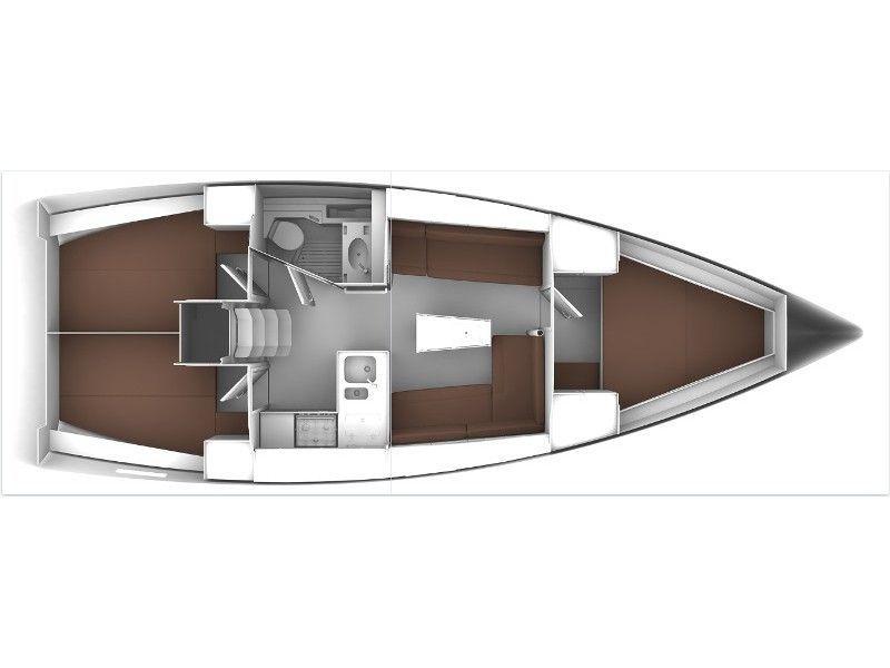 Book yachts online - sailboat - Bavaria 37 Cruiser - Nenemia - rent