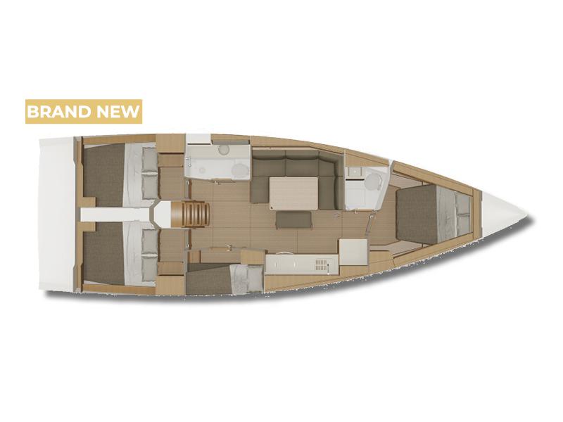 Book yachts online - sailboat - Dufour 430 Grand Large - Calando - rent
