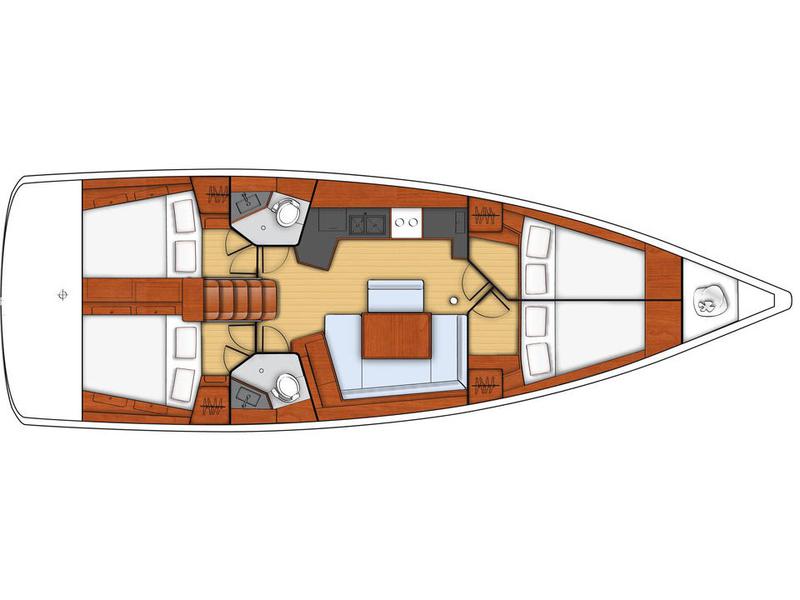 Book yachts online - sailboat - Oceanis 45 - Aurora - rent