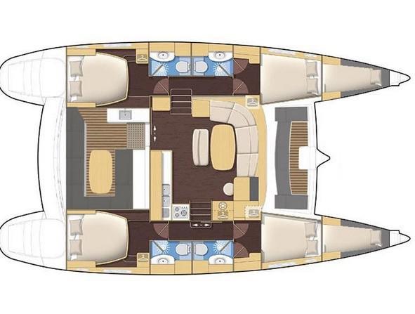 Book yachts online - catamaran - Lagoon 440 - Rafaella K. - rent