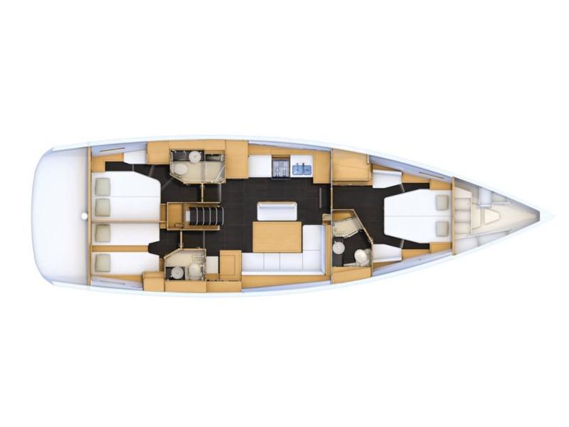 Book yachts online - sailboat - Jeanneau 54 - Storm Dancer 2 - rent