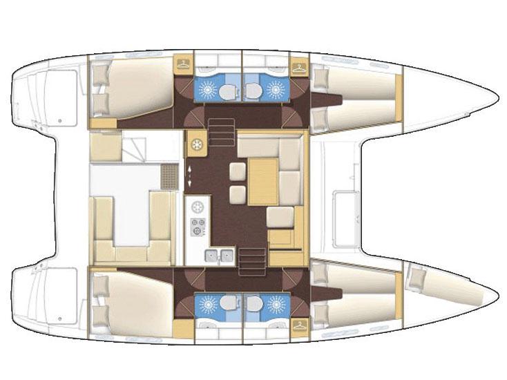 Book yachts online - catamaran - Lagoon 400 - Excellent - rent