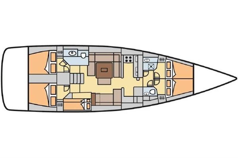 Book yachts online - sailboat - Dufour 512 Grand Large - Sea azur - rent