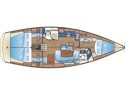 Book yachts online - sailboat - Bavaria 40 Cruiser - Santana  - rent