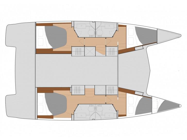 Book yachts online - catamaran - Fountaine Pajot Isla 40 - Artemis  - rent