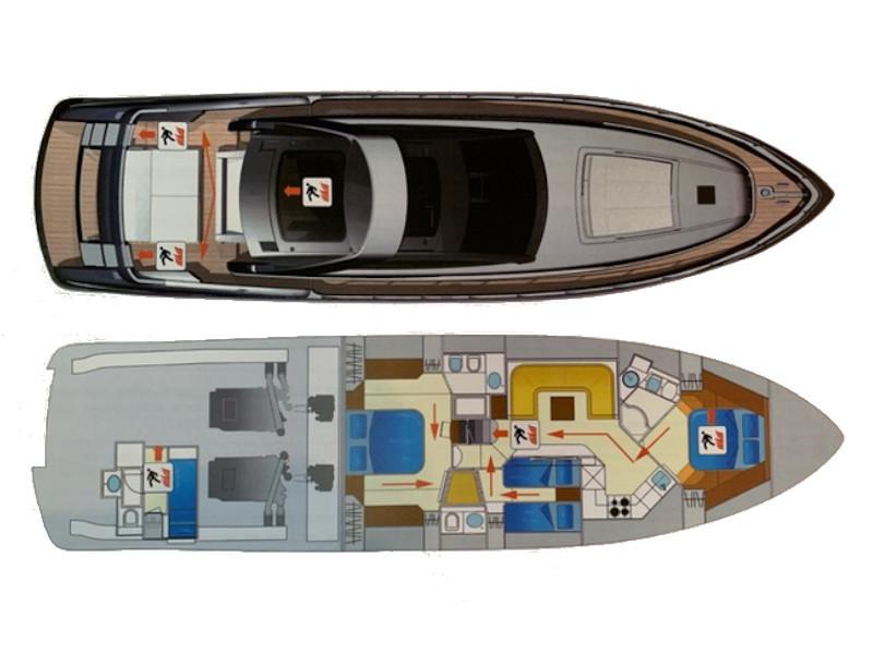 Book yachts online - motorboat - Riva 68 Ego - Pendrgon - rent