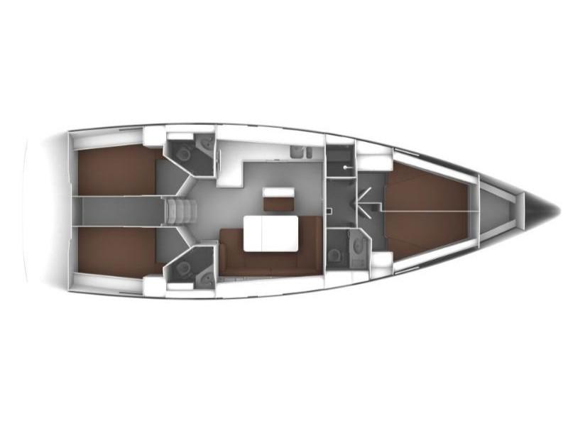 Book yachts online - sailboat - Bavaria Cruiser 46 - Coco - rent