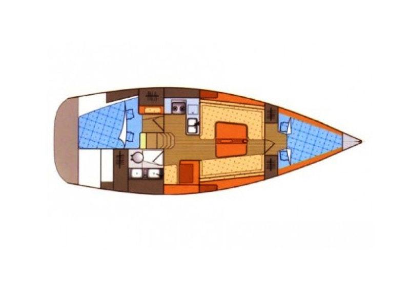 Book yachts online - sailboat - Elan 340 - Golf - rent