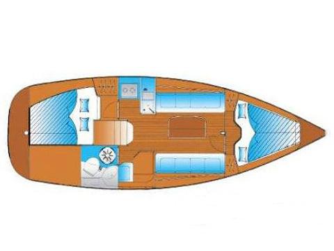 Book yachts online - sailboat - Bavaria 30 Cruiser - Guantanamera - rent