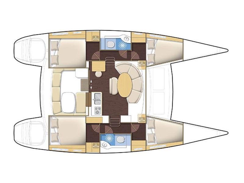 Book yachts online - catamaran - Lagoon 38 - SUNKISS - rent