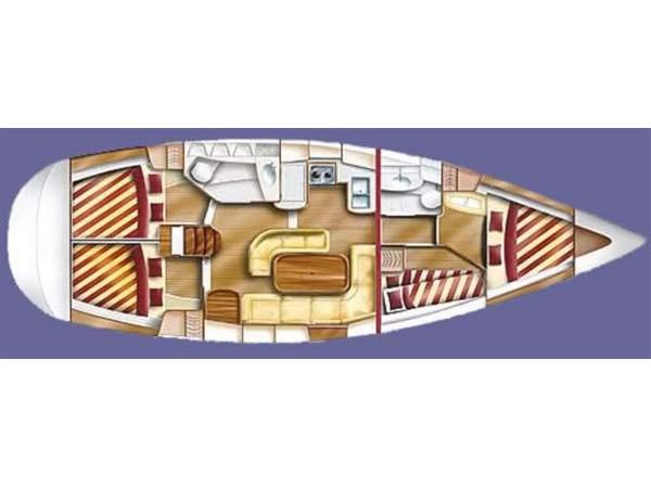 Book yachts online - sailboat - GibSea 43-3 - Corazon  - rent