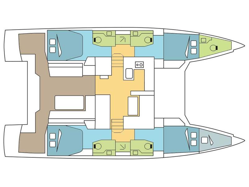 Book yachts online - catamaran - Nautitech 46 Fly - Julia - A/C, Generator, Water maker - rent