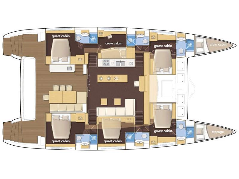 Book yachts online - catamaran - Lagoon 620 - ADRIATIC TIGER - rent