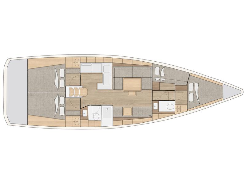 Book yachts online - sailboat - Salona 46 - IRIS - rent