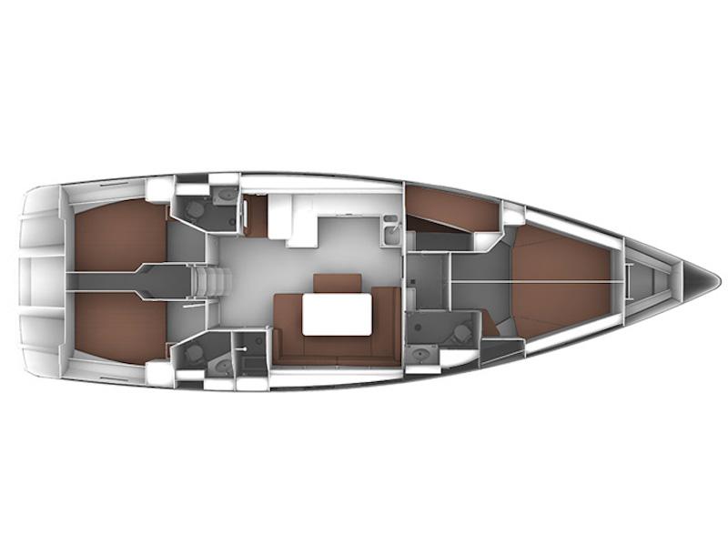 Book yachts online - sailboat - Bavaria  Cruiser 51 - Pan di Zucchero - rent