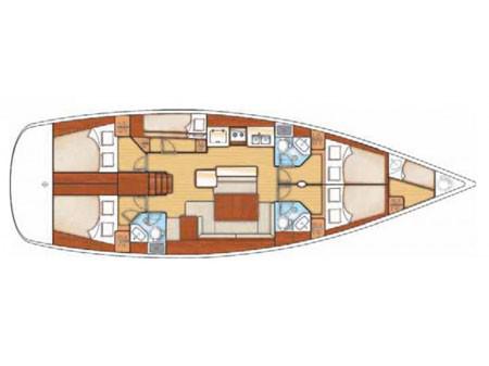 Book yachts online - sailboat - Oceanis 50 Family - ARIA - rent