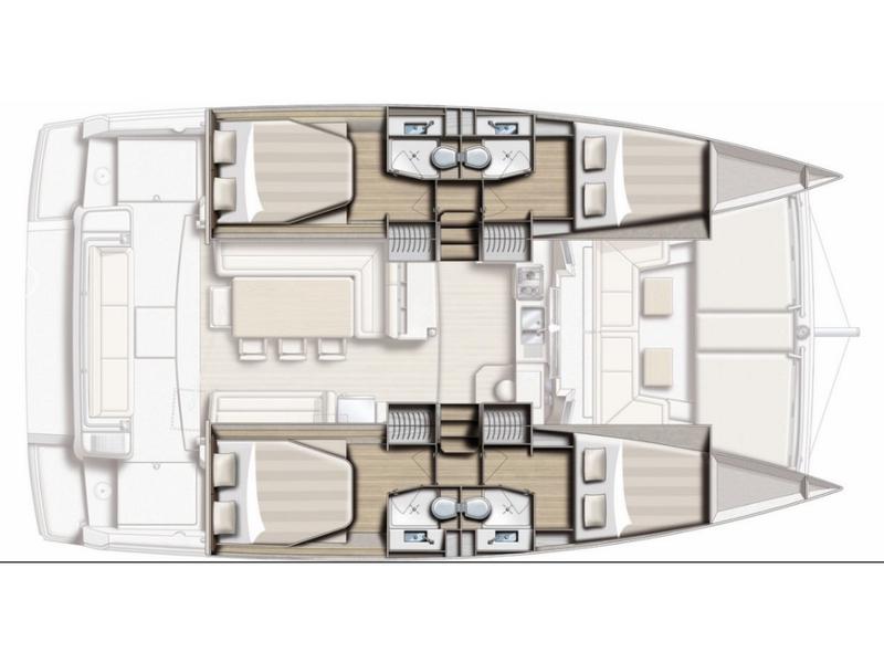 Book yachts online - catamaran - Bali 4.1 - KOS 41.14 - rent