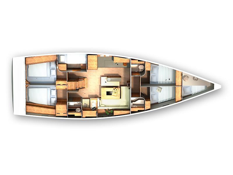 Book yachts online - sailboat - Hanse 505 - Painkiller - rent