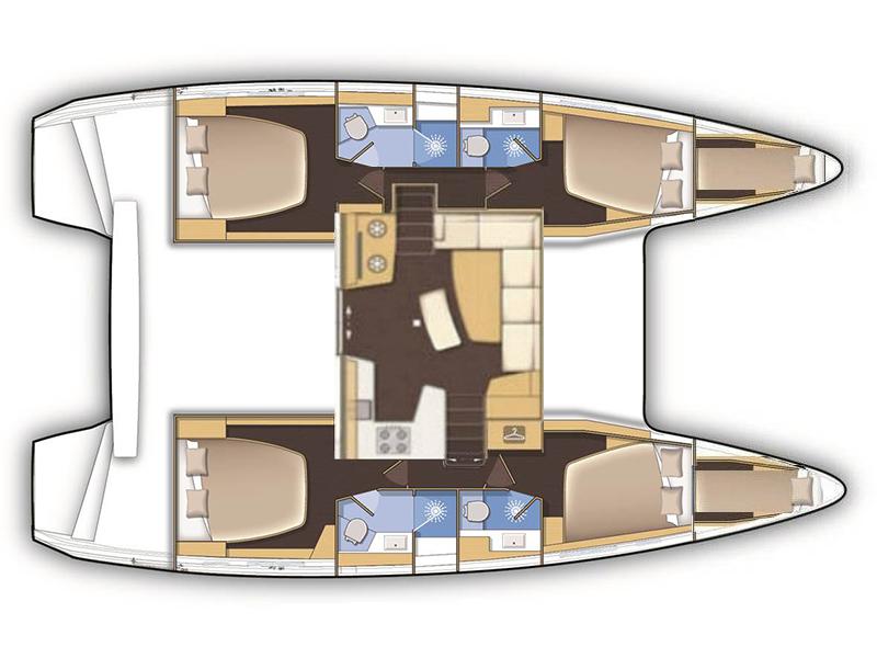 Book yachts online - catamaran - Lagoon 42 - Albion - rent
