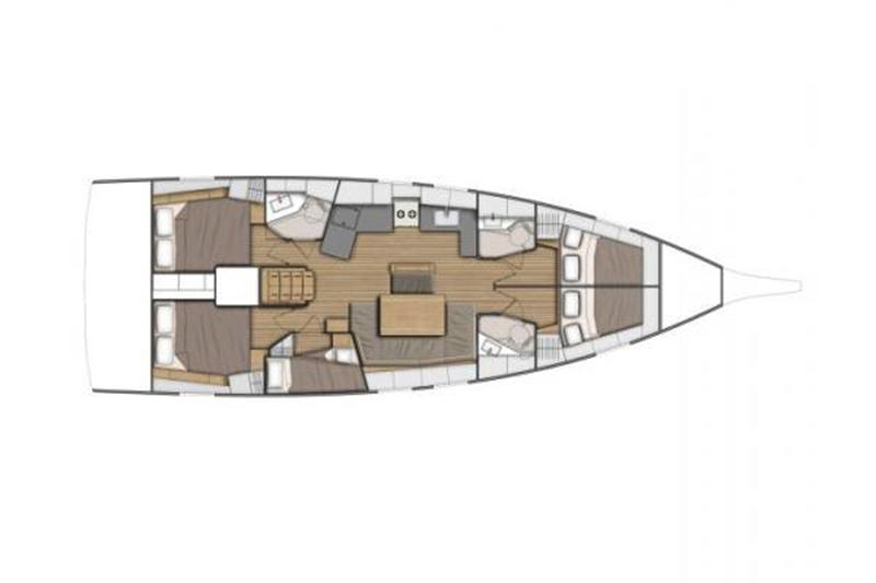 Book yachts online - sailboat - Oceanis 46.1 - Greta - rent