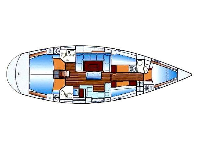 Book yachts online - sailboat - Bavaria 50 Cruiser - Blue Island - rent