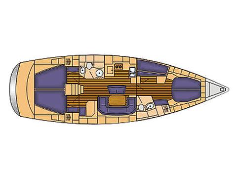 Book yachts online - sailboat - Bavaria 46 Cruiser - Brimisilin - rent