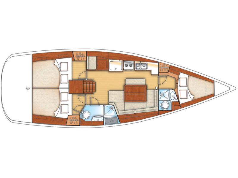Book yachts online - sailboat - Oceanis 40 - OCEANIS 40 (2009) - VOL - rent