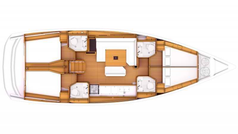 Book yachts online - sailboat - Sun Odyssey 469 - Alexandra - rent