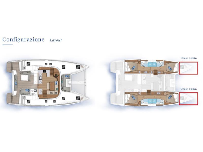 Book yachts online - catamaran - Lagoon 46* - Sonia - Premium Crewed line - rent