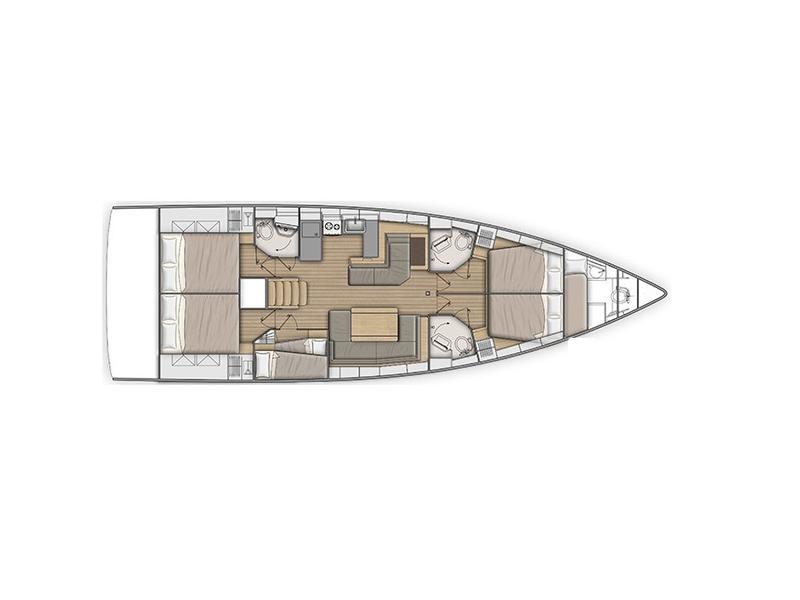 Book yachts online - sailboat - Oceanis 51.1 - Tsuki - rent
