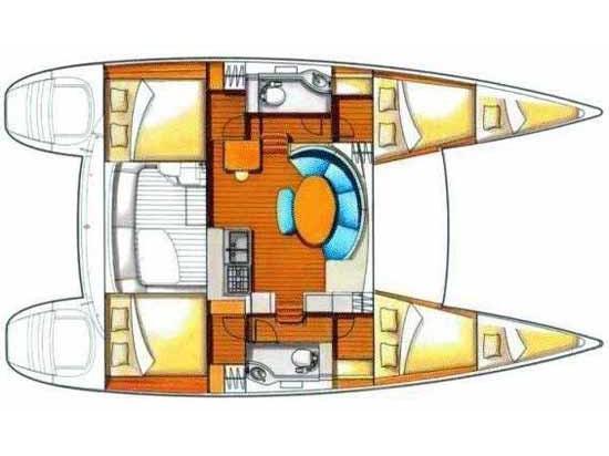 Book yachts online - catamaran - Lagoon 380 - Beluga - rent