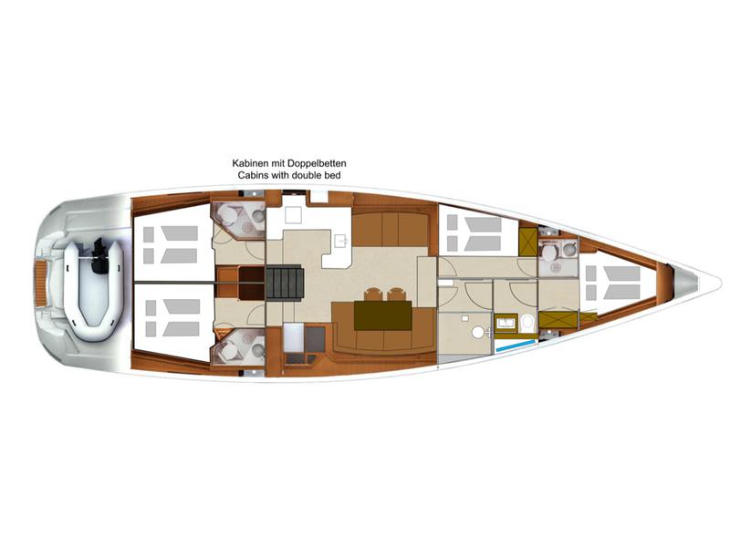 Book yachts online - sailboat - Jeanneau 57 - CHAMPAGNE - rent