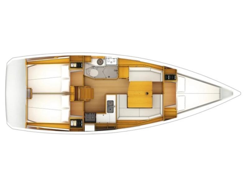 Book yachts online - sailboat - Sun Odyssey 389 - Dust in the wind - rent