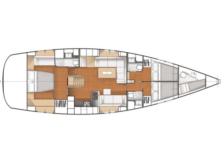 Book yachts online - sailboat - Hanse 545 - MAE - rent