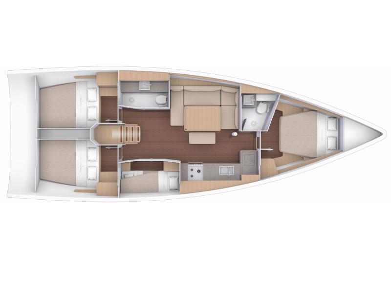 Book yachts online - sailboat - Dufour 430 - ARMONIA - rent