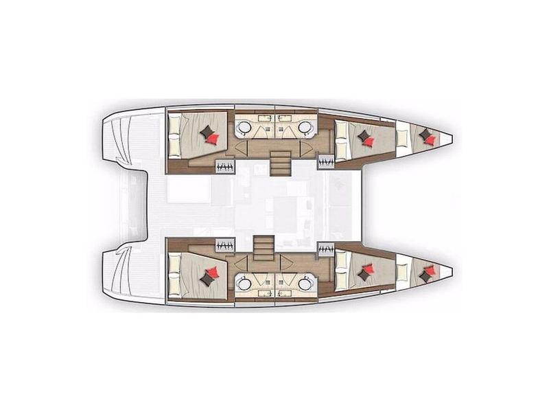 Book yachts online - catamaran - Lagoon 40 - L40-AV - rent